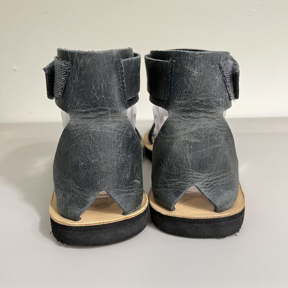 REEF Voyage Hi Womens Flat Sandals Gladiator Gray‎ Faux Leather Sz EU 37.5, US 7 - Picture 4 of 5